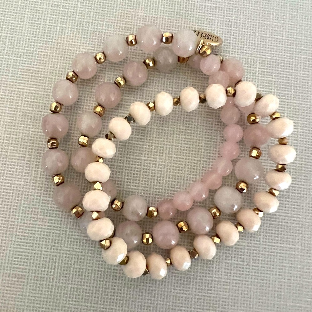 Kinsley Armelle bracelets, amazing color duo